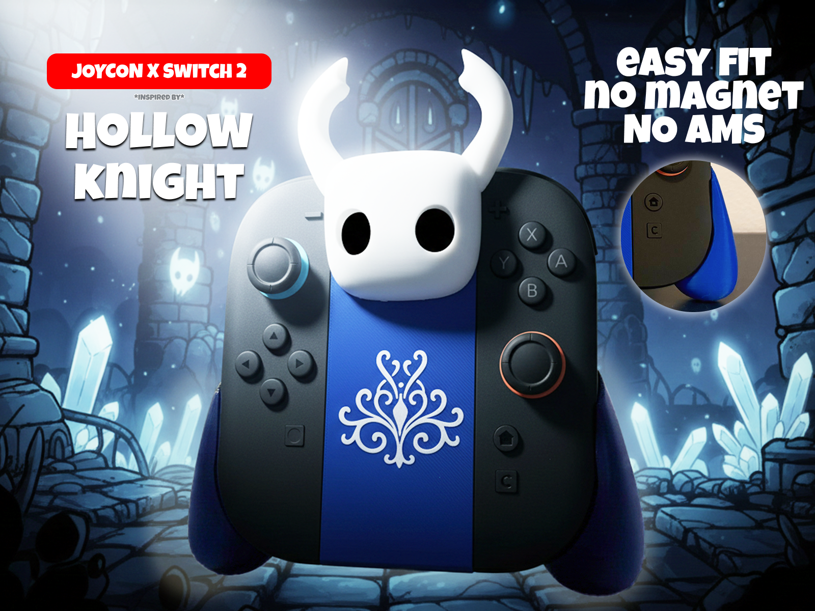 Nintendo Switch 2 – JoyCon Hollow Knight